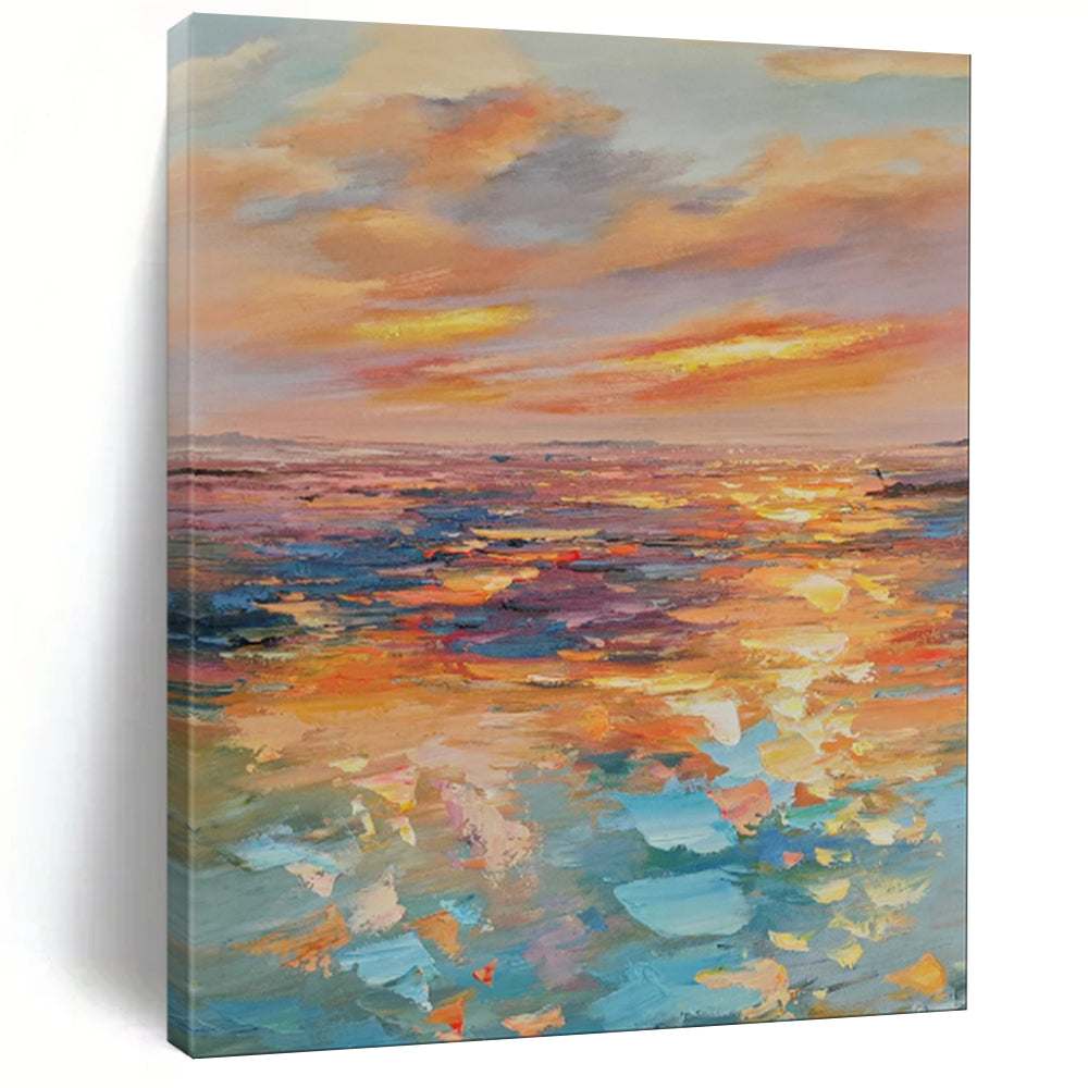 abstract sea wall art